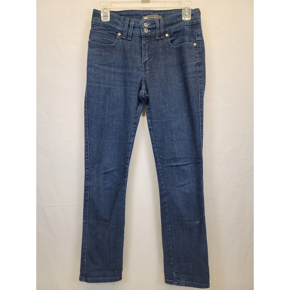 Levis Womens Mid Rise Skinny Jeans 4 S/C Dark Wash Denim Cotton Stretch